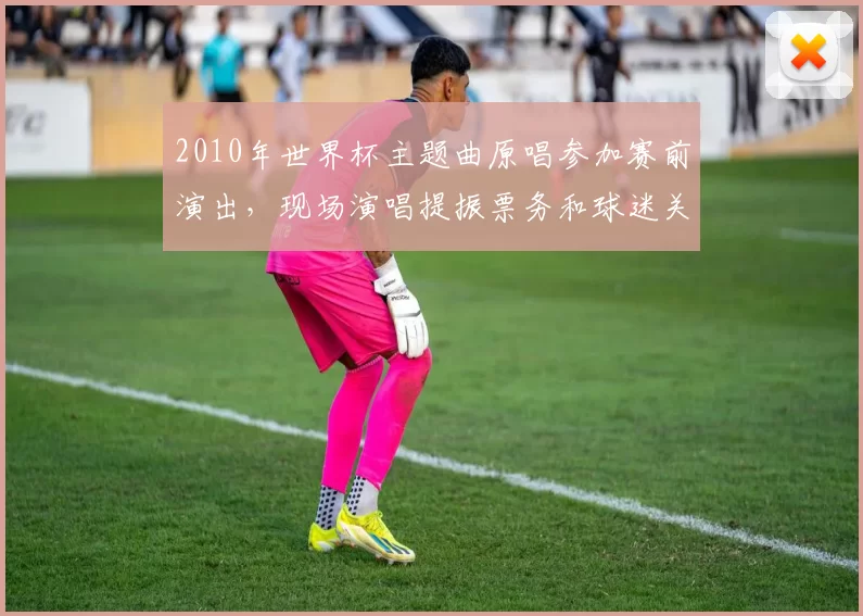 2010年世界杯主题曲原唱参加赛前演出，现场演唱提振票务和球迷关注